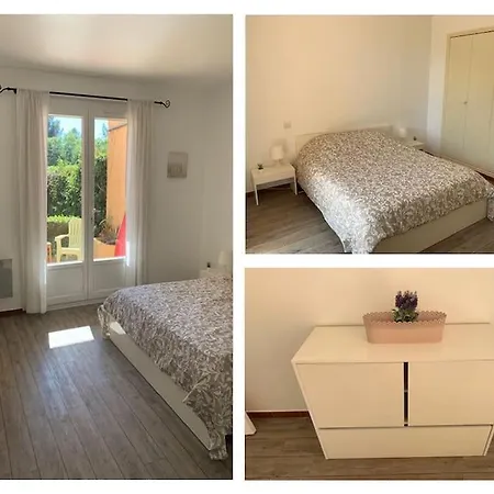T2 -4 Pers- Rez-de-jardin Proche -3 étoiles- * Le Pradet
